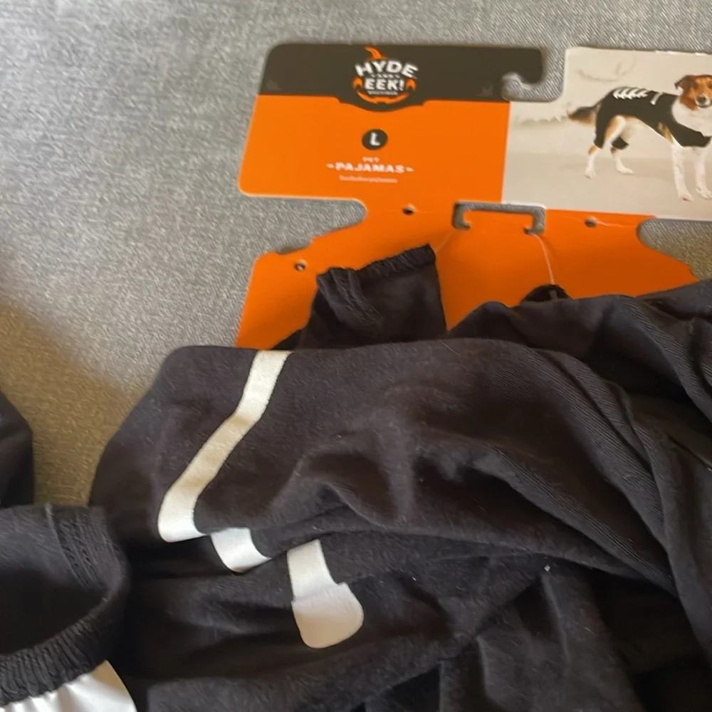 Hyde & EEK! Boutique Halloween Skeleton Matching Family Dog and Cat Pajama-Large